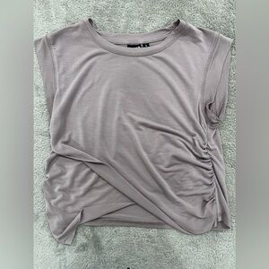 Light purple/grey crop top size small